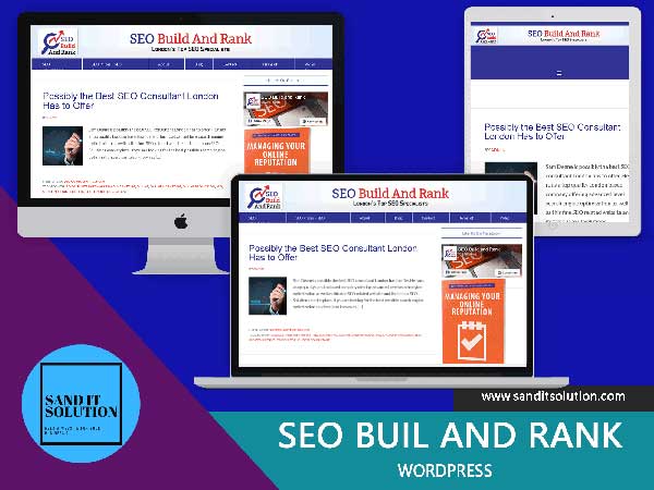 Seo Buil and Rank WordPress Project Designed, developed, and maintained by Sand IT Solution