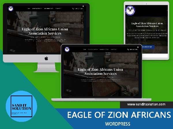Eagle of Zion Africans WordPress Project Designed, developed, and maintained by Sand IT Solution